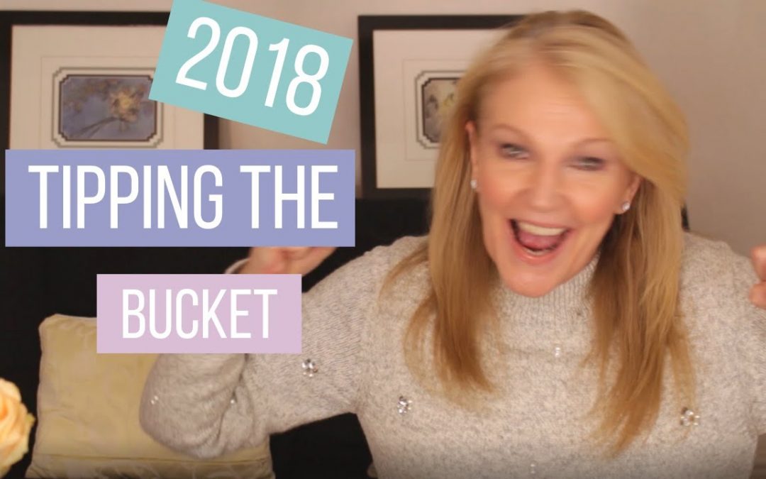 Happy new year 2018.  Tipping the Bucket